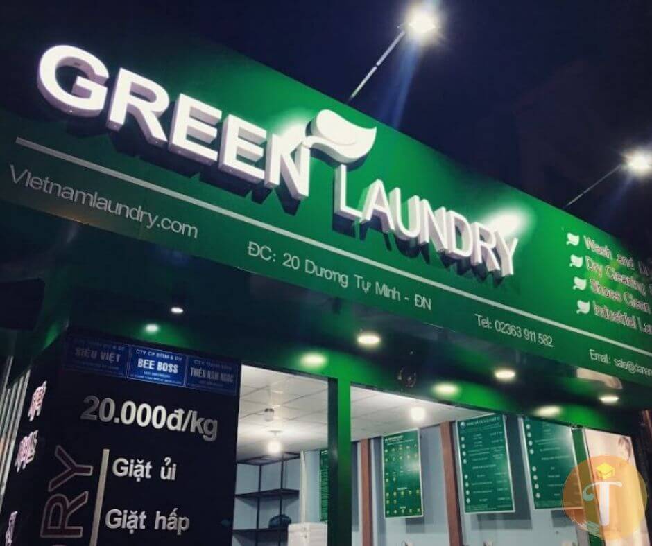 giặt ủi sơn trà đà nẵng - tiệm giặt green