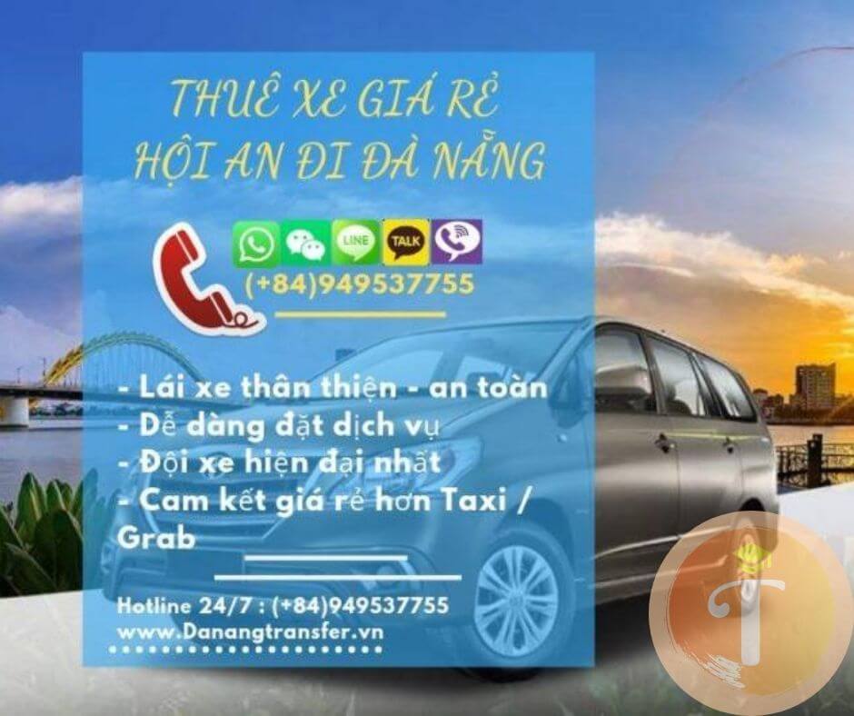 Thuê xe 7 chỗ có tài xe ở Đà Nẵng-Danang Transfe