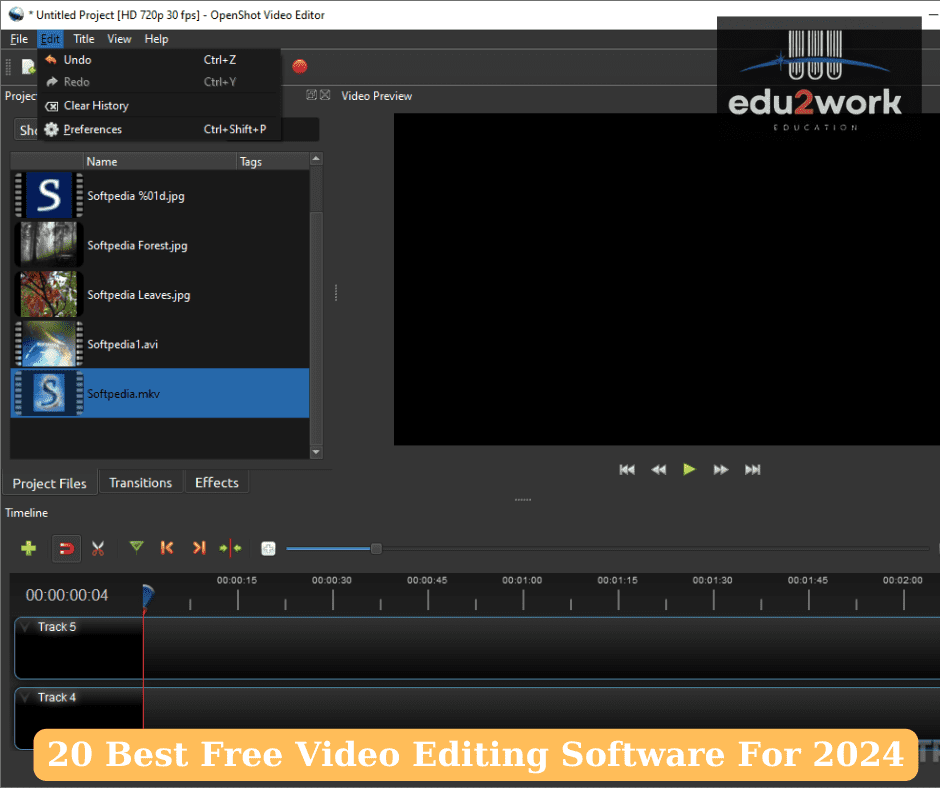 Openshot - best free bulk video editing software available for 2024