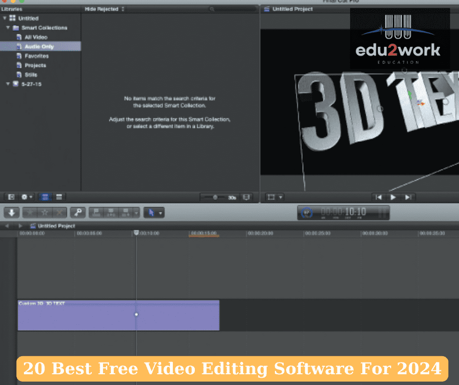 Final Cut Pro X - Video Editor App For PC 2024